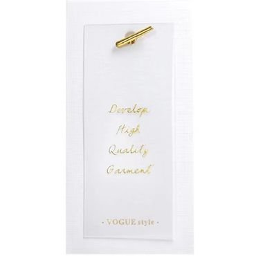 Foil Printing Plastic Hang Tags