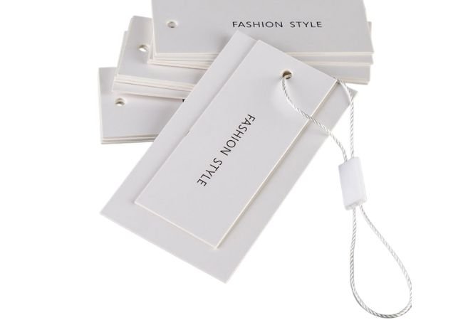 paper tags with string