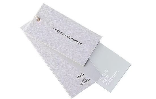rectangular plastic hang tags