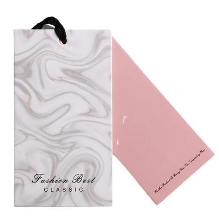 clothing hang tag design