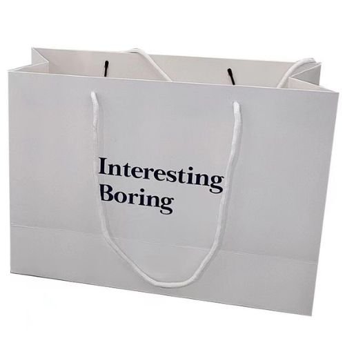 white kraft paper bags